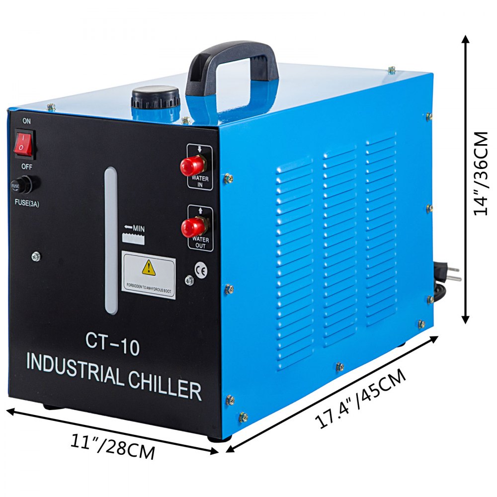 Enfriador De Agua Para Antorcha Soldador Tig 1.5kw 10l Máquina De Enfriamiento
