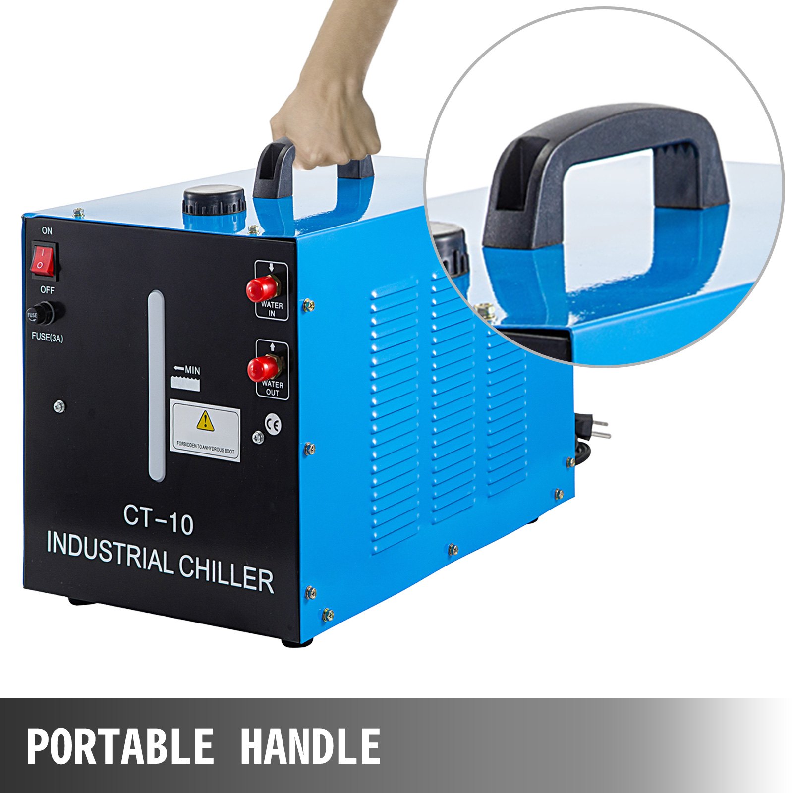 Enfriador De Agua Para Antorcha Soldador Tig 1.5kw 10l Máquina De Enfriamiento