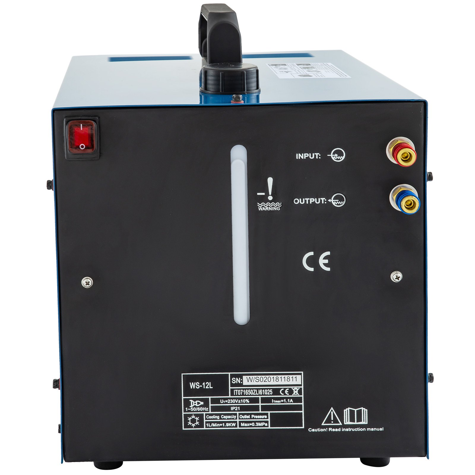 Enfriador De Agua Para Antorcha Soldador Tig 1900w 12l Máquina De Enfriamiento
