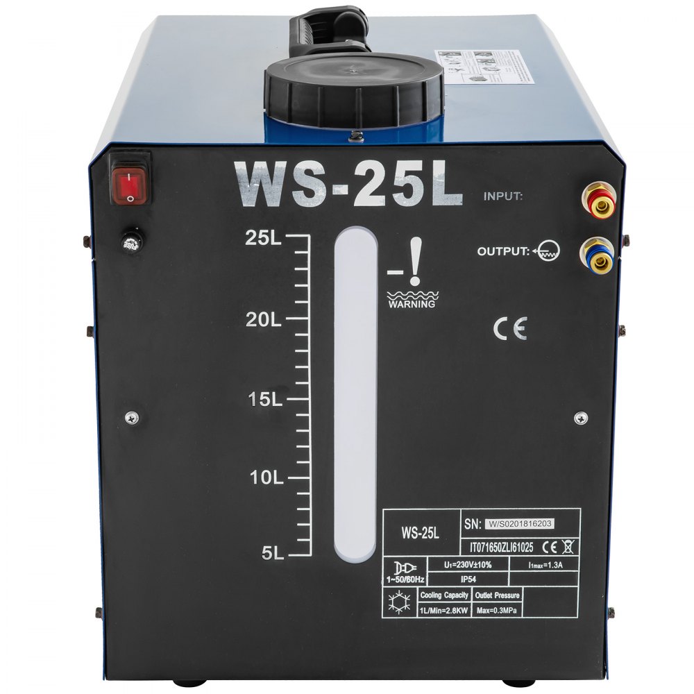 Enfriador De Agua De 25l Para Soldadura Sistema De Refrigeración Por Agua 2.8kw