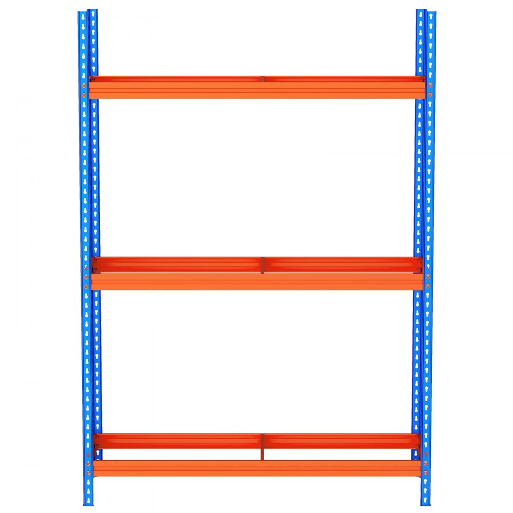 VEVOR Estante de Almacenamiento de Neumáticos, Soporte para Neumáticos de 3 Estantes con Capacidad para 18 Neumáticos Estándar, con Espacio Ajustable para Taller de Garaje, 1500 x 450 x 1980 mm