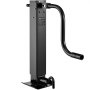 VEVOR Gato para Remolque Cuadrado para Soldar, Capacidad de Carga de 5443 kg, Carrera de 330 mm, con Manivela, Pie Ajustable, Eleva hasta 67,4 cm, para Remolques de Caravanas, Utilitarios y Yates