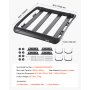 VEVOR Cesta para Portaequipajes de Techo 121,6x102x14,2 cm Cesta de Carga Universal para Techo Carga Máxima de 68 kg Soporte para Equipajes Protección Contra el Viento para SUV, Camión, Coche
