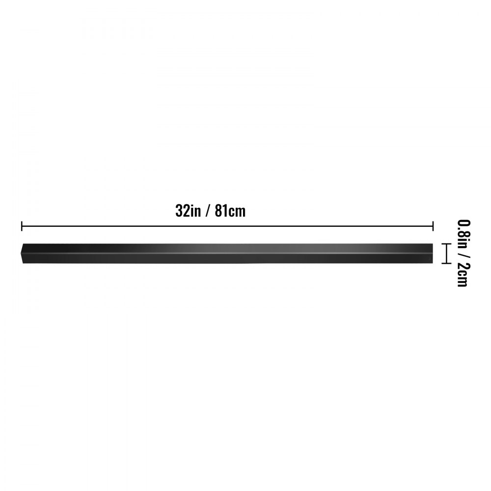 Vevor Balaustre De Barandilla 81 X 2 Cm Balaustre Cuadrado De Aluminio 101 Pcs