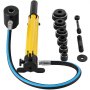 Mophorn 10T Hydraulic Sheet Metal Punch Set Metal Kit Pump