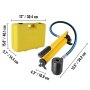 Mophorn 10T Hydraulic Sheet Metal Punch Set Metal Kit Pump