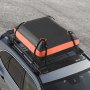 VEVOR Roof Rack Basket, 1625 x 990 x 105 mm, Universal Rooftop Cargo Carrier with 1120 x 870 x 260 mm Cargo Bag, Net, Ratchet Straps, 113.4 kg Max Load Capacity Car Top Luggage Holder, for SUV Car