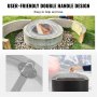 VEVOR Parachispas para Brasero 914 mm Alambrera de Brasero de Acero Inoxidable Cubierta Redonda Rejilla de Protección contra Chispas de Fuego Apertura Fácil con Accesorios para Hogueras, Jardín, Patio