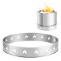 VEVOR Soporte para Fogata Individual, Anillo de 68,6 cm sin Humo, Acero Inoxidable, Soporte Portátil para Acampar al Aire Libre, Herramientas para Chimenea, Resistente al Óxido, φ 587 x 99 mm