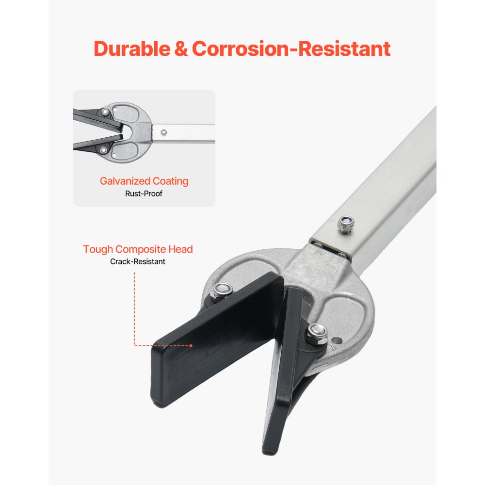 VEVOR Protector de Espejo de Popa Ajustable(584,2-889 mm) con Cabezal Compuesto, Resistente a la Corrosión para Motores Fueraborda de Menos 100 HP, para Motores Fueraborda de Embarcaciones de Remolque