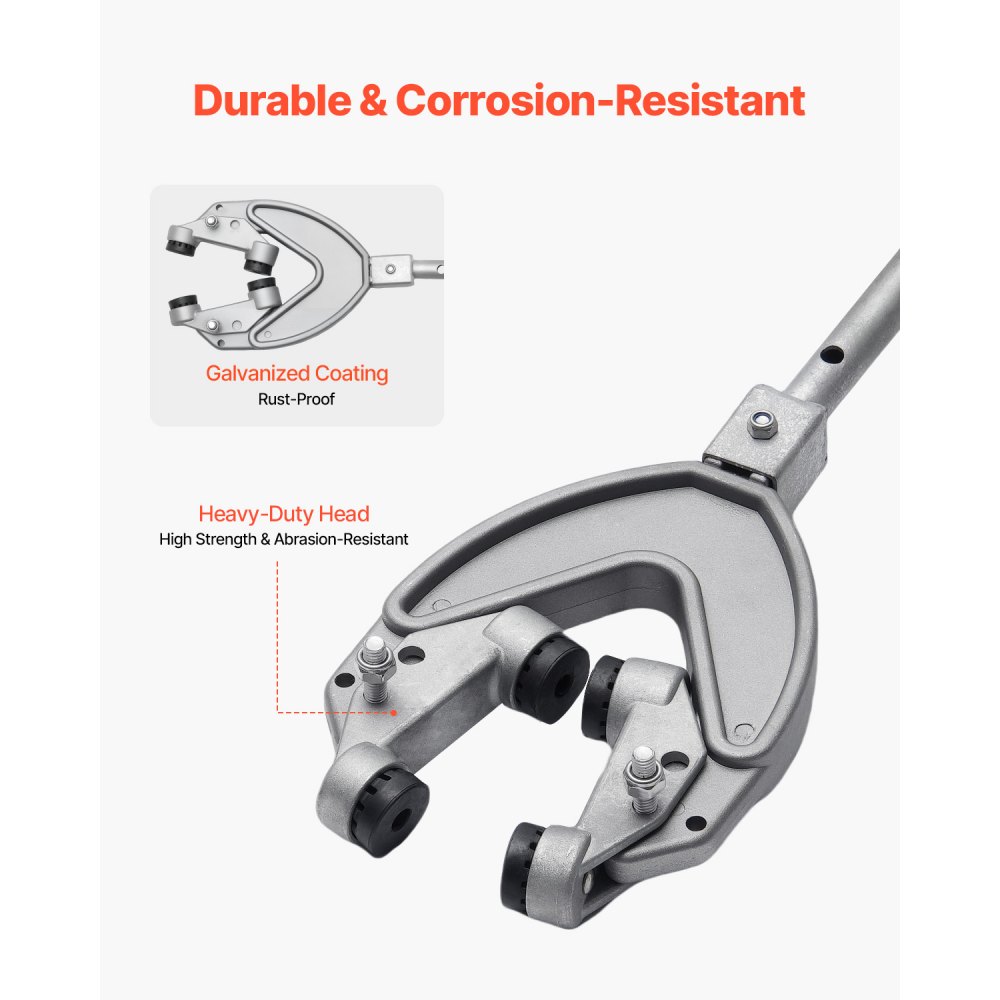VEVOR Adjustable Transom Saver (685-1580 mm) with Robust Head, Corrosion-Resistant Transom Protector for Outboard Motors under 150 HP, for Trailer Boat Outboard Motors