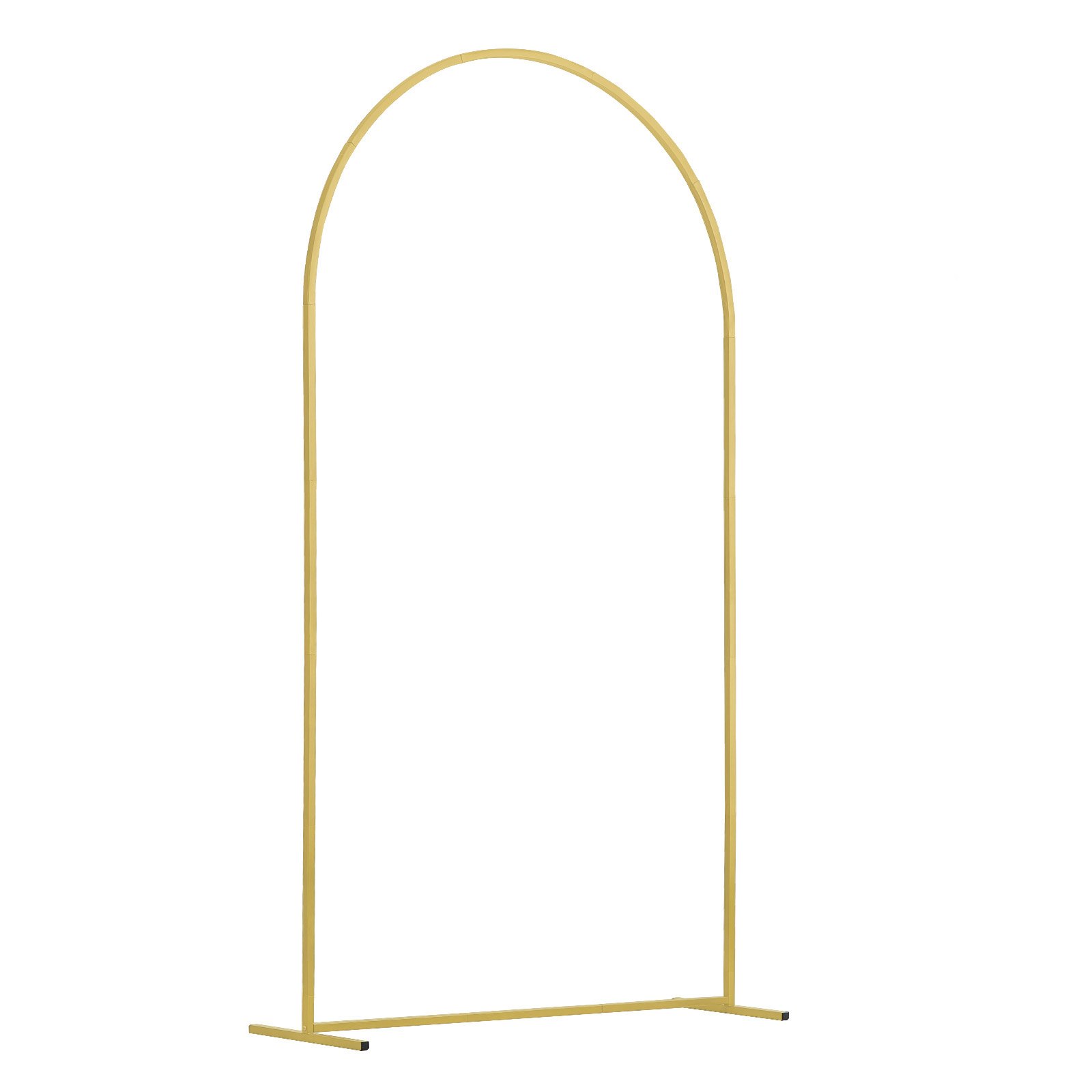 VEVOR 3 PCS Soportes de Fondo para Arco de Boda de 2390/2200/1970 mm, Soporte con Conexión de Caja y Diseño de Barra Transversal de Chasis, Soporte Dorado para Cumpleaños, Celebraciones, Vacaciones
