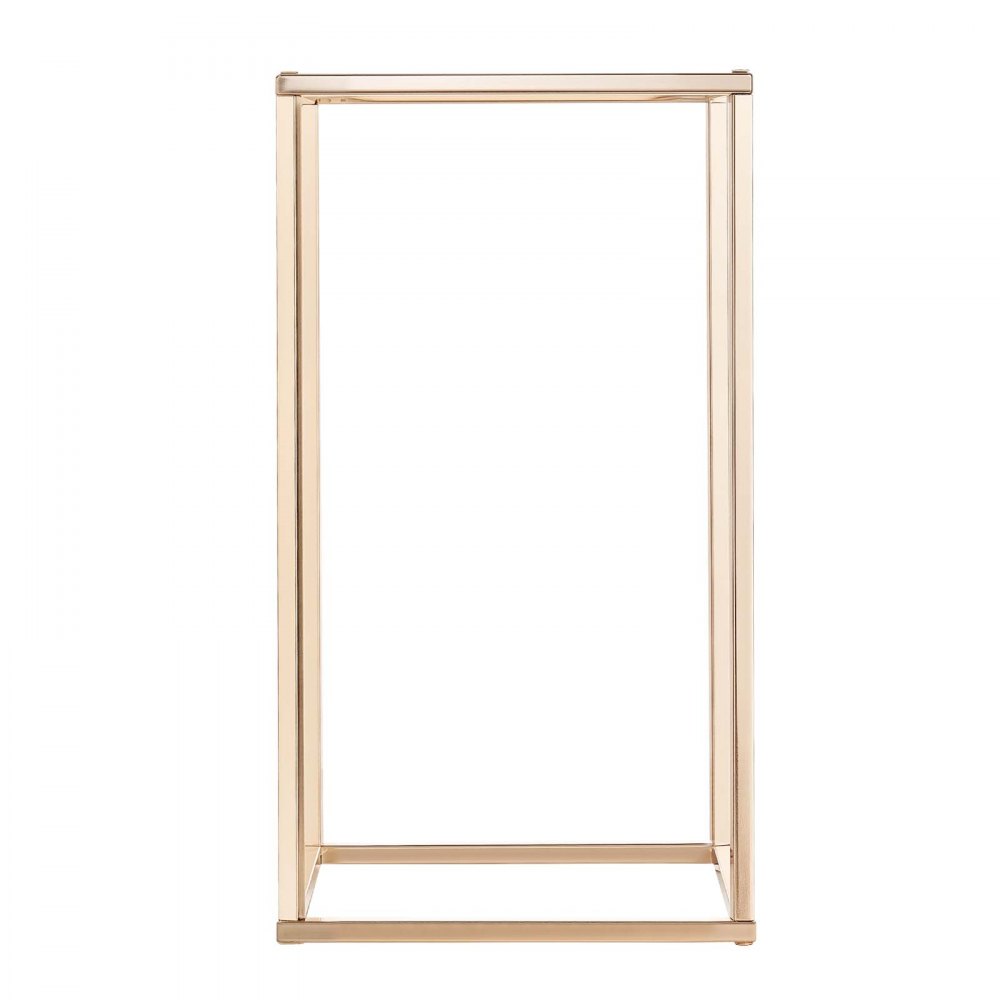 VEVOR Soporte Floral Dorado Francés para Bodas, Forma de Columna, con Laminado Acrílico, Estante Rectangular para Exhibición de Flores en Bodas, Fiestas, Cumpleaños y Hogar, Carga 15 kg, 10 Unidades