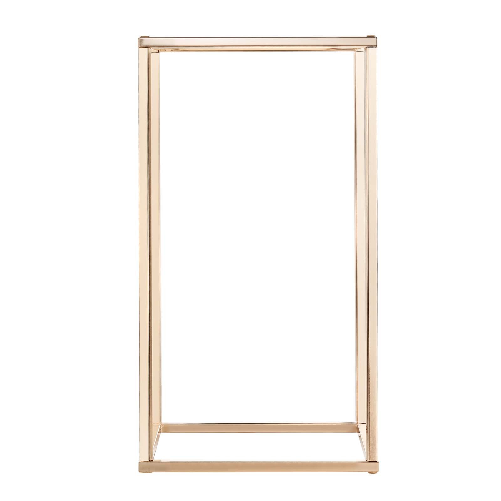 VEVOR Soporte Floral Dorado para Bodas, Forma de Columna, con Laminado Acrílico, Estante Rectangular Dorado para Exhibición de Flores en Bodas, Fiestas, Cumpleaños y Hogar, Carga 15 kg, 10 uds