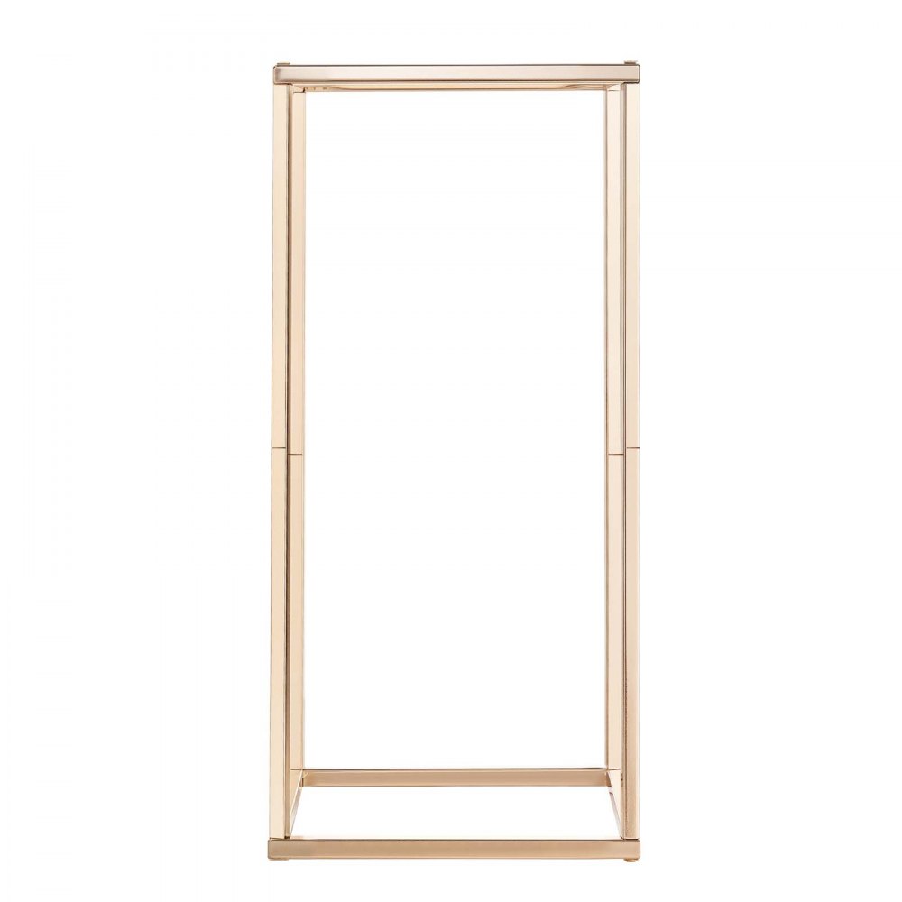 VEVOR Soporte Floral para Bodas, 10 uds, Laminado Acrílico, Estante Rectangular Dorado para Exhibición de Flores en Fiestas, Cumpleaños y Hogar, Estilo Clásico y Elegante, 250 x 250 x 600 mm