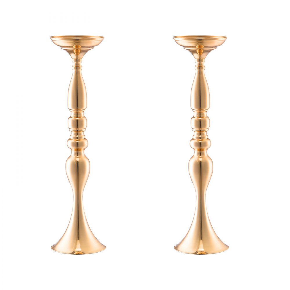 VEVOR 24 Pieces 50cm Tall Flower Vases for Weddings, Metal Wedding Table Centerpiece, Golden Flower Arrangement Stand for Tables at Wedding Receptions, Parties, Anniversaries, Ceremonies, Birthday Events