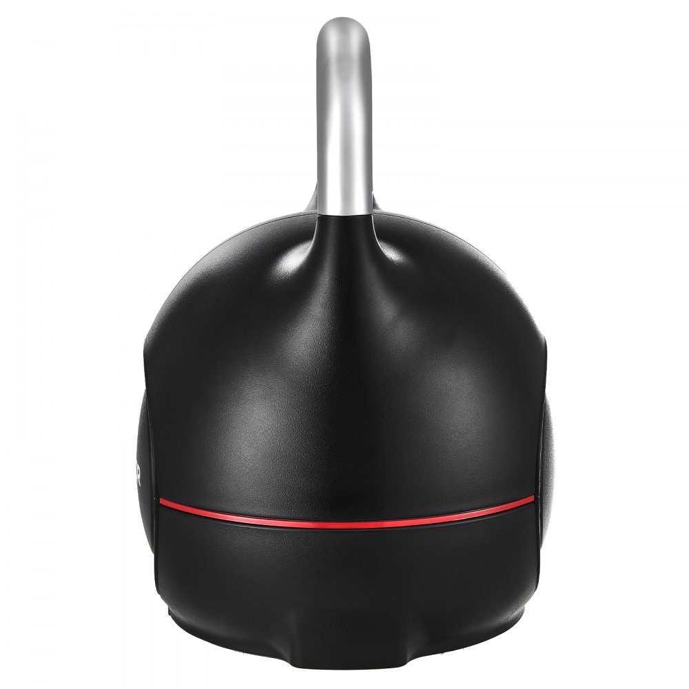 VEVOR Pesa Rusa Ajustable con 7 Niveles de Peso Incluido 2, 5, 8, 11, 14, 17, 20 kg, Pesa Rusa de Aluminio Fundido a Presión y Material ABS para Entrenamiento de Fuerza de Agarre, Color Negra