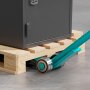 VEVOR Prylever Bar, 4 T Weight Capacity, 1.4 m Carbon Steel Handle Lever Dolly, Pry Lever Bar with Wheels for Large Pallets, Heavy Items, Concrete Blocks, Heavy Duty Equipment Handling