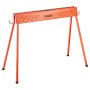 VEVOR Saw Horses, 2 Pack Folding Work Horses, 299.4 kg Load Capacity Sawhorse with Heavy Duty Legs, All-Metal Portable Saw Horse with Non-Slip Foot Pads, for Woodworking, Carpenters & Contractors