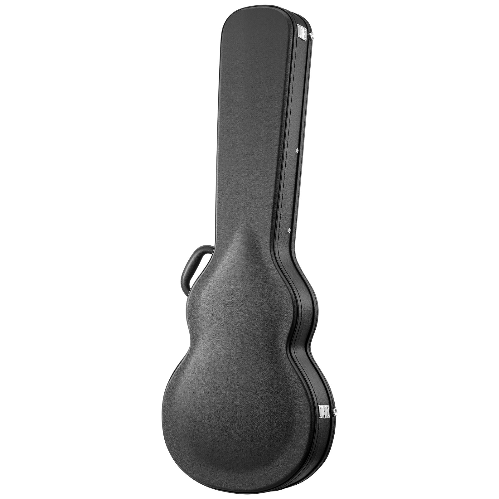 VEVOR Estuche para Guitarra Eléctrica de 39 pulgadas 99,1cm Negro de Madera, Para Guitarras Les Paul, Con Cerradura, Inserto de Espuma, Llaves, Compartimento para Accesorios, Resistente al Desgaste