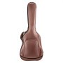 VEVOR Funda para Guitarra Acústica de 41 pulgadas 104,1 cm Marrón con Asa, Con Acolchado de Espuma, Compartimento Externo para Accesorios y Correas para Hombro, Funda de Cuero Sintético de 119,5 cm