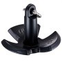 VEVOR Ancla de Río Ancla de Barco de Hierro Fundido Revestida de Vinilo Negro con Grillete Ancla de Seta de Grado Marino para Botes de hasta 3 m para Muelles de Ríos y Lagos con Fondo de Lodo