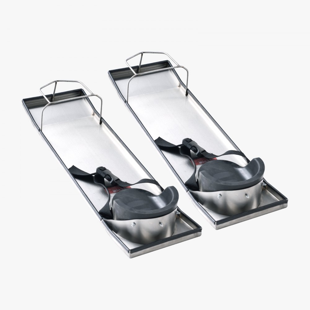 VEVOR Deslizadores de Hormigón de Acero Inoxidable y EVA 70 x 20 cm Pizarra Deslizante de Hormigón con Almohadillas, Correas y Hebillas Ensambladas Tablas Rodilleras para Pulir el Concreto 2 Piezas