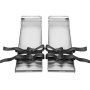 VEVOR Concrete Knee Boards, 75 x 20 cm, Concrete Sliders, Stainless Steel, Concrete Gliders, Pair of Movable Gliders, with Concrete Board Straps for Cement and Concrete Work