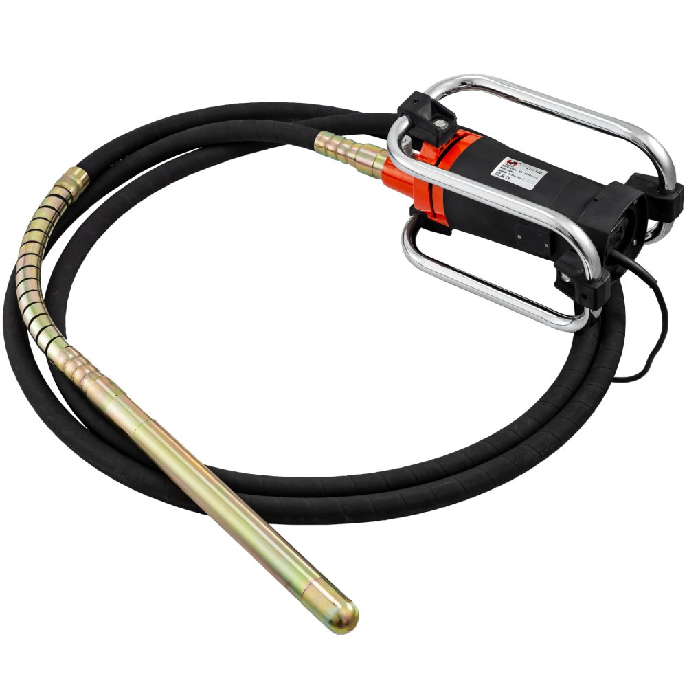 Agitador De Hormigón 1600w Vibrador De Hormigon Eléctrico 5600rpm Con Aguja 6m