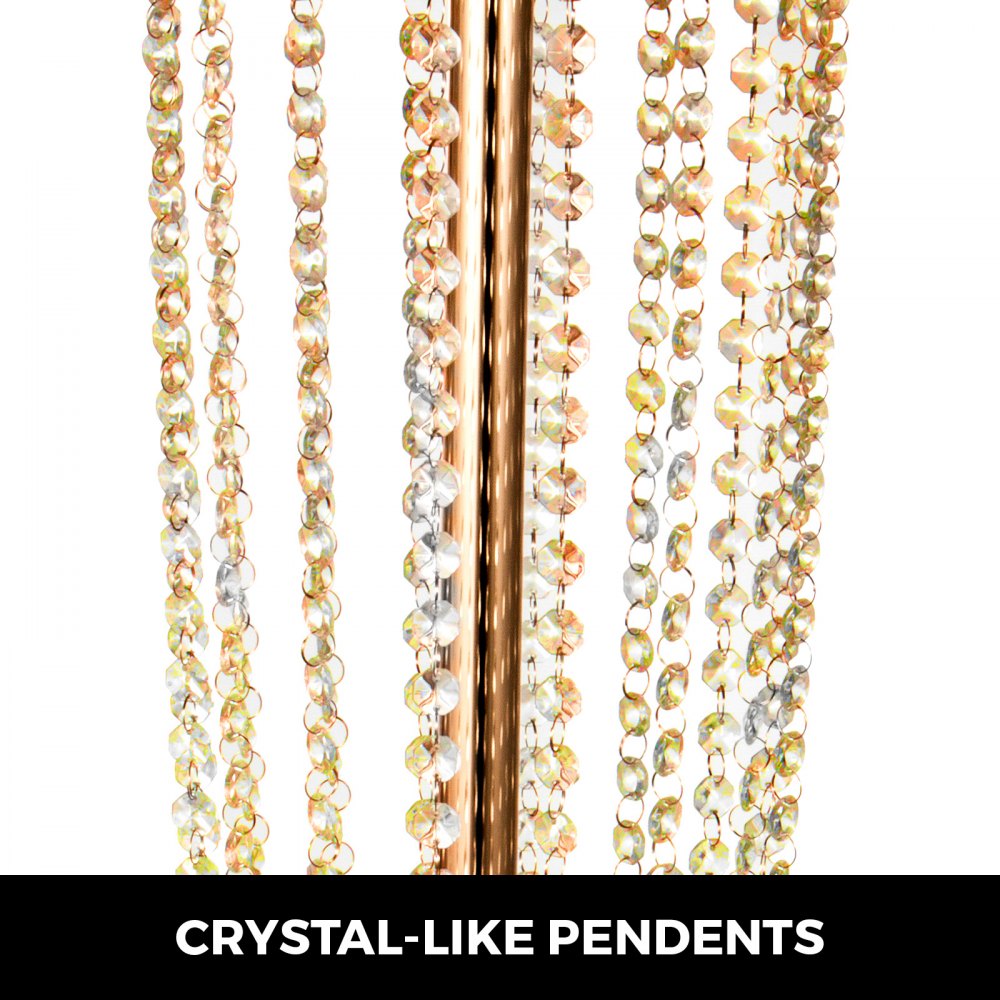 Florero Trompeta Floreros Dorado De 31.5" Para Boda Evento Fiestas 2 Piezas