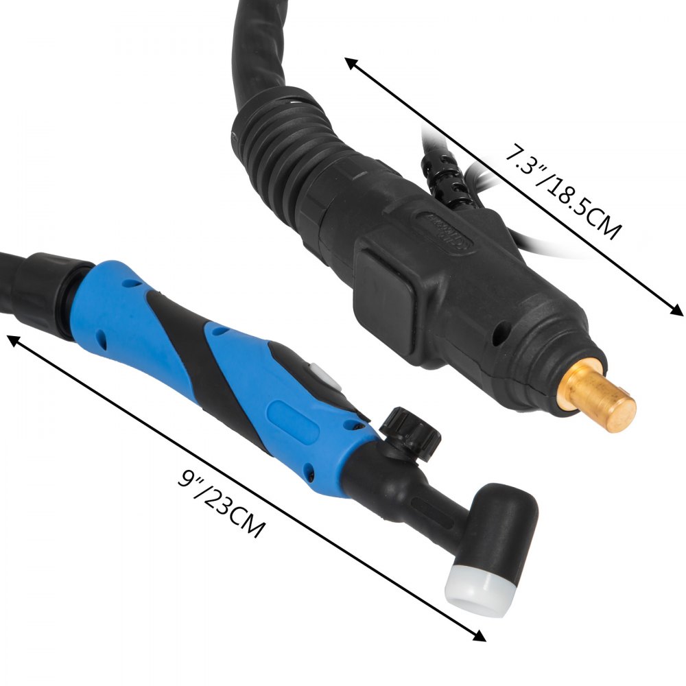 Wp-17fv Tig Soldadura Antorcha 12.5ft Pistola De Soldadura Tig 125amp