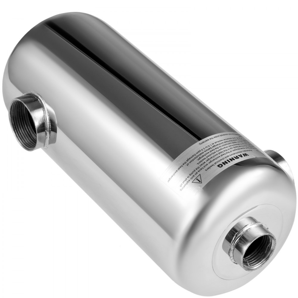Intercambiador De Calor De Piscina Para Carcasa De Tubo 135 Kbtu/h Inoxidable
