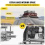 VEVOR Barra Techo Portaequipaje para Coche 130cmx100cm 100kg Auto Universal Aluminio