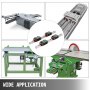 VEVOR Guia Lineal Carril Lineal HSR15 x 300 mm Juego Deslizante de Rodamiento Lineal con 2 Ejes de Carril HGH20 de 300 mm y 4 Bloques de Almohadilla