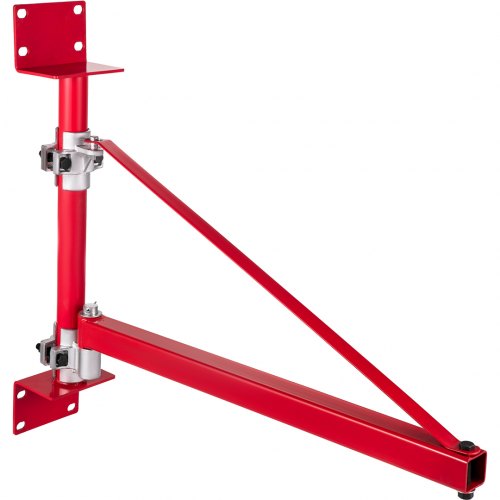 VEVOR Brazo de Soporte del Polipasto, Max. Carga a 750 mm: 300 kg, Carga a 1.150 mm: 200 kg, Soporte de Brazo de Grúa Eléctrico, 103 x 140 x 180 mm, Brazo Oscilante del Polipasto, Rango de Giro: 180 °