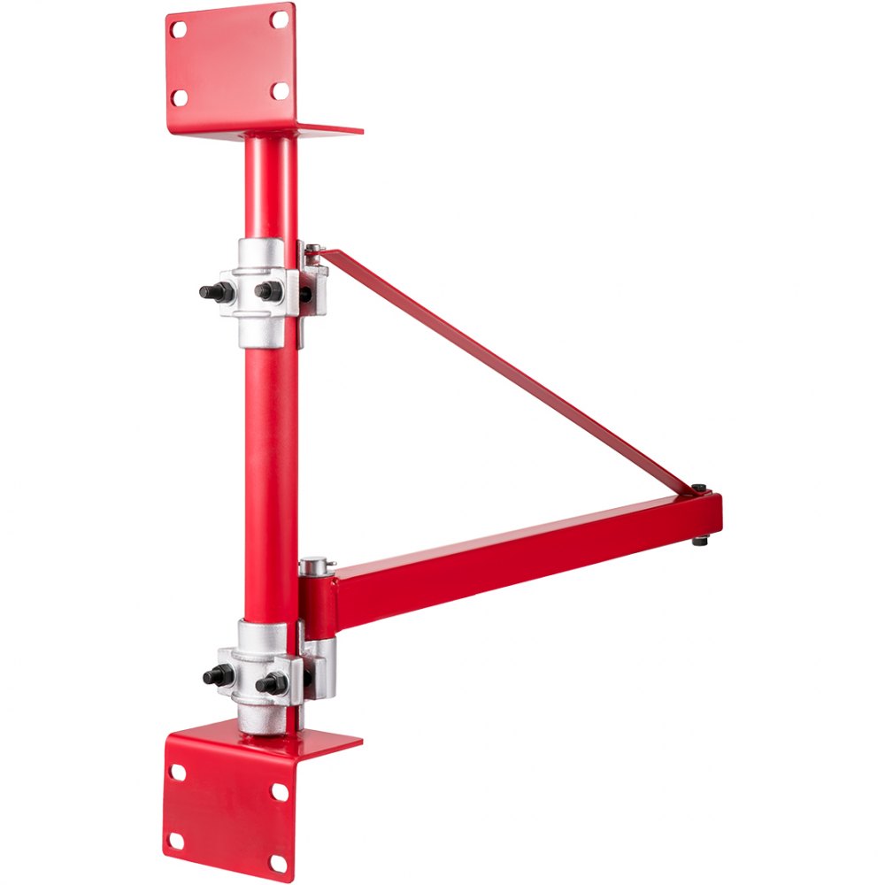 VEVOR Brazo de Soporte del Polipasto, Max. Carga a 750 mm: 300 kg, Carga a 1.150 mm: 200 kg, Soporte de Brazo de Grúa Eléctrico, 103 x 140 x 180 mm, Brazo Oscilante del Polipasto, Rango de Giro: 180 °