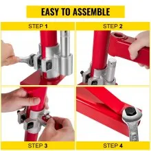 VEVOR Brazo de Soporte del Polipasto, Max. Carga a 750 mm: 300 kg, Carga a 1.150 mm: 200 kg, Soporte de Brazo de Grúa Eléctrico, 103 x 140 x 180 mm, Brazo Oscilante del Polipasto, Rango de Giro: 180 °