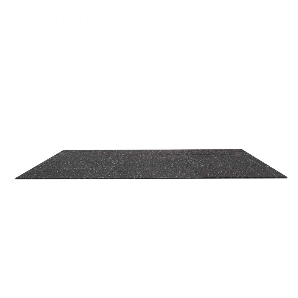 VEVOR Esterilla Puzzle 12 Piezas de 610 x 610 x 10 mm, Suelo Gimnasio de Goma EVA, Colchoneta de Ejercicios con Puntos Blancos Alta Densidad Antiruido Antideslizante Antigolpe para Casa, Equipo Pesado