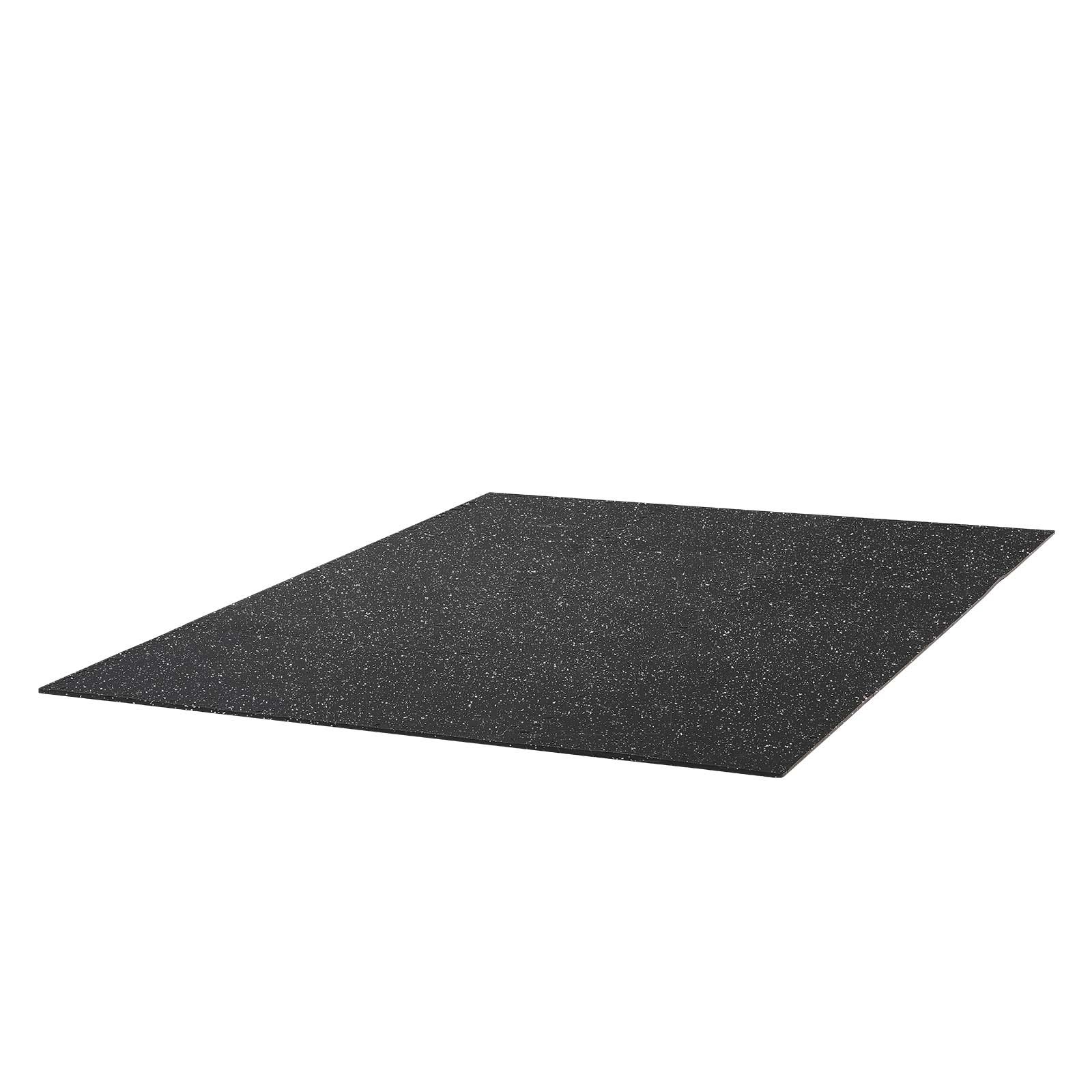 VEVOR Esterilla Puzzle 12 Piezas de 610 x 610 x 10 mm, Suelo Gimnasio de Goma EVA, Colchoneta de Ejercicios con Puntos Blancos Alta Densidad Antiruido Antideslizante Antigolpe para Casa, Equipo Pesado
