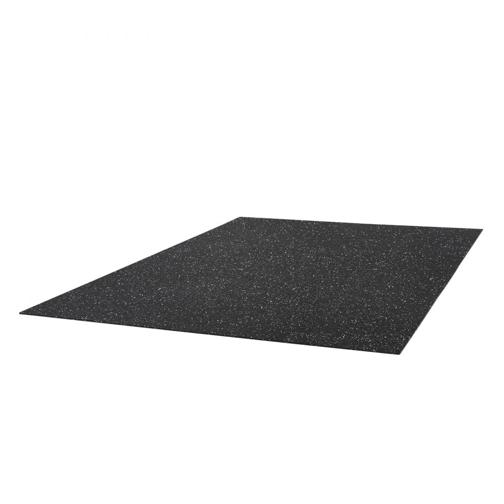 VEVOR Esterilla Puzzle 24 Piezas de 610 x 610 x 10 mm, Suelo Gimnasio de Goma EVA, Colchoneta de Ejercicios Alta Densidad con Puntos Blancos Antigolpe Antiruido Antideslizante para Casa, Equipo Pesado
