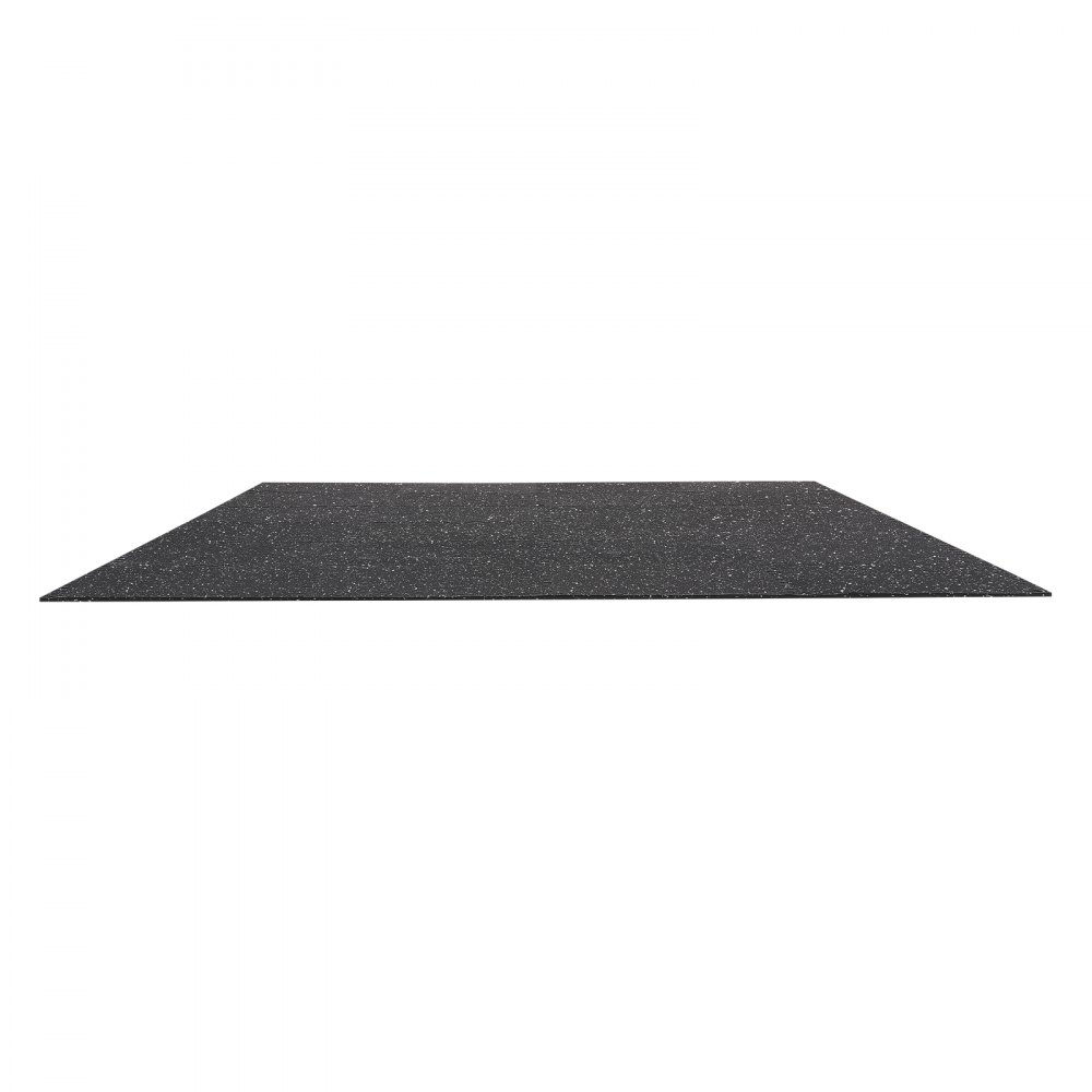 VEVOR Esterilla Puzzle 24 Piezas de 610 x 610 x 10 mm, Suelo Gimnasio de Goma EVA, Colchoneta de Ejercicios Alta Densidad con Puntos Blancos Antigolpe Antiruido Antideslizante para Casa, Equipo Pesado