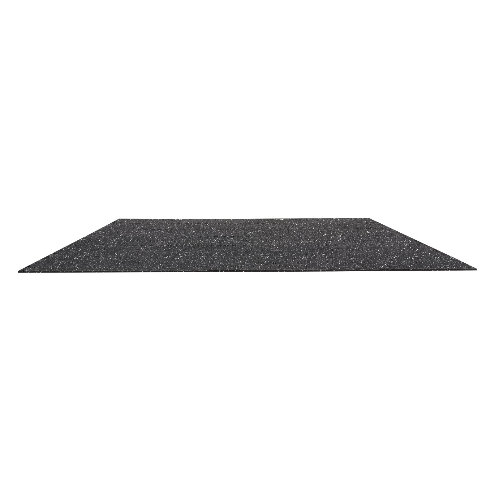 VEVOR Esterilla Puzzle 24 Piezas de 610 x 610 x 10 mm, Suelo Gimnasio de Goma EVA, Colchoneta de Ejercicios Alta Densidad con Puntos Blancos Antigolpe Antiruido Antideslizante para Casa, Equipo Pesado