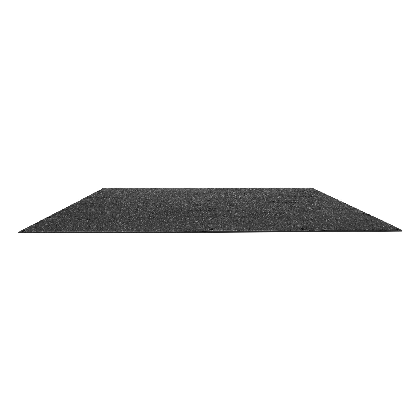 VEVOR Esterilla Puzzle 24 Piezas de 610 x 610 x 10 mm, Suelo Gimnasio de Goma EVA Alta Densidad, Colchoneta de Ejercicios con Puntos Grises Antigolpe Antiruido Antideslizante para Equipos Pesados Casa