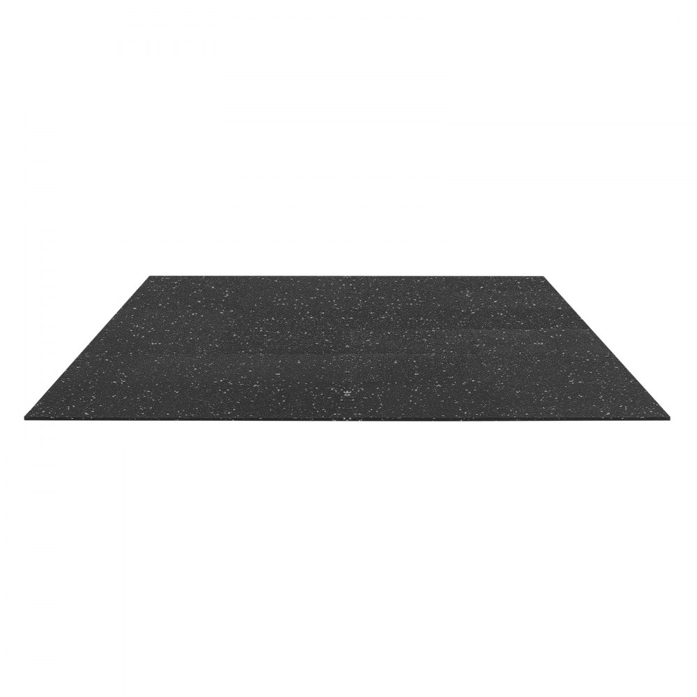 VEVOR Esterilla Puzzle 24 Piezas de 610 x 610 x 14 mm, Suelo Gimnasio de Goma EVA Alta Densidad, Colchoneta de Ejercicios con Puntos Grises Antiruido Antideslizante Antigolpe para Equipo Pesado, Casa