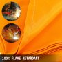 VEVOR Manta para Soldar Manta de protección de soldadura 10 x 10 pies Manta de fibra de vidrio 3,05 x 3,05m Manta ignífuga resistente Color naranja