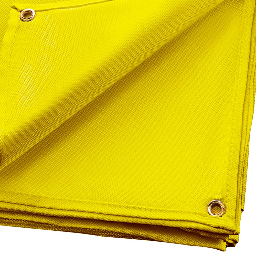 VEVOR Manta para Soldar Manta de protección de soldadura 8 x 10 pies Manta de fibra de vidrio 2,4 x 3,05m Manta ignífuga resistente color oro