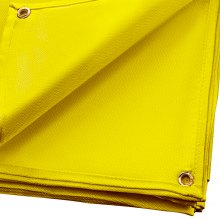 VEVOR Manta de protección de soldadura 8 x 10 pies Manta de fibra de vidrio 2,4 x 3,05m Manta ignífuga resistente color oro