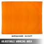 VEVOR Manta para Soldar Manta de Protección de Soldadura 8 x 10 Ft Manta de Fibra de Vidrio 2.4 x 3.05m Manta Ignífuga Resistente Color Naranja