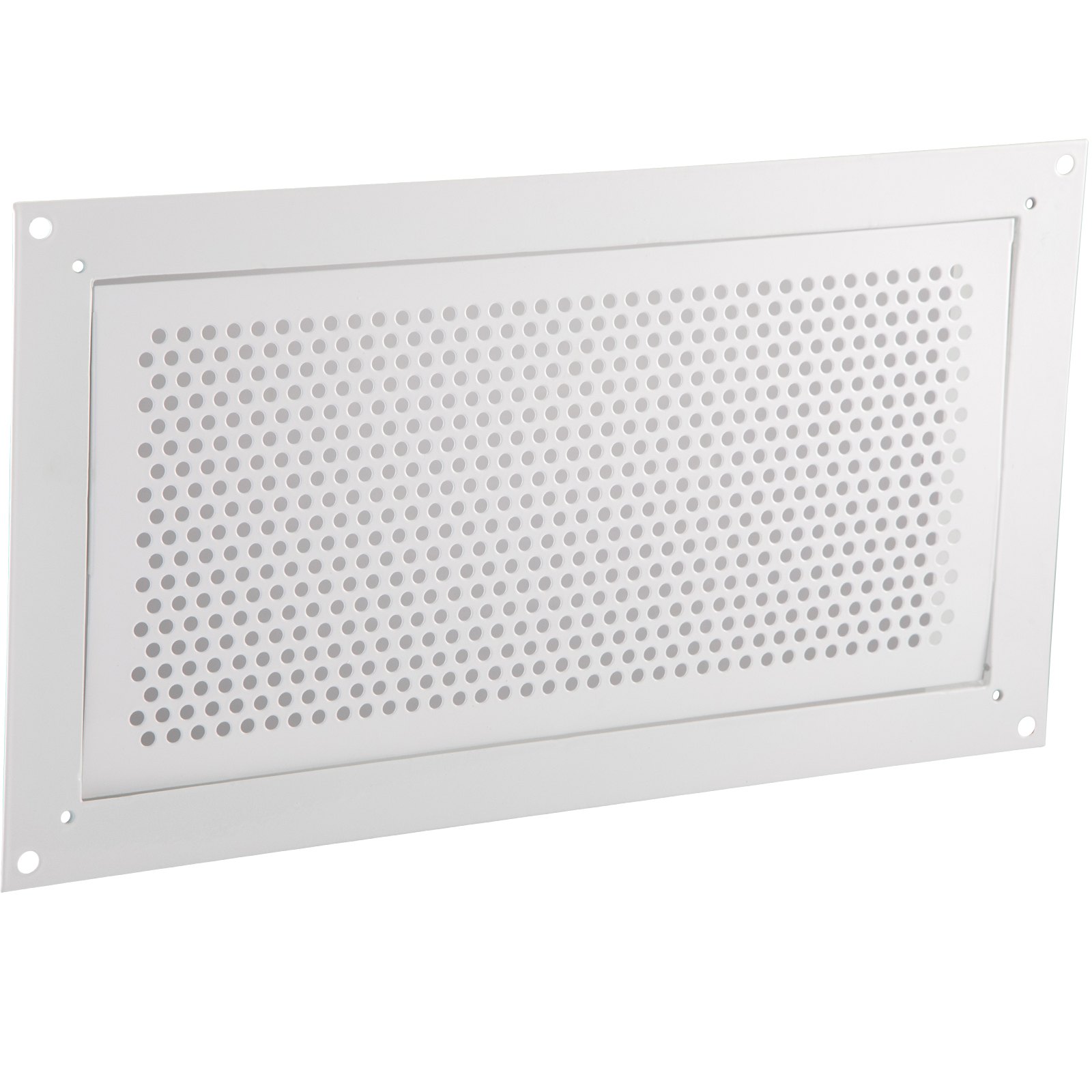 VEVOR Rejilla de Ventilación Galvanizada 406,4 x 203,2 mm Rejilla de Ventilación de Acero Galvanizado Montado en la Pared, Blanco