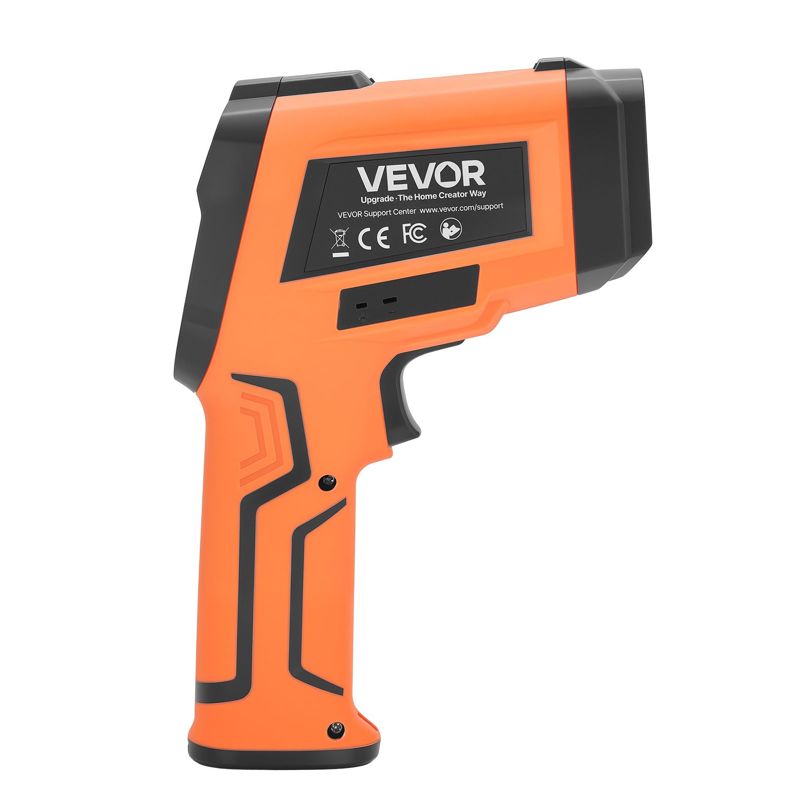 VEVOR Termómetro Infrarrojo con Sonda Tipo K, Modo Dual -30 a 1600 °C, Pistola Termómetro Láser Digital 50:1 con Emisividad de 0,10 a 1,0 para Cocina Industria Automoción (No Apto para Uso Humano)